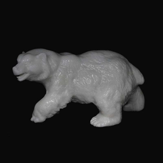 Huge Polar bear carving Big size